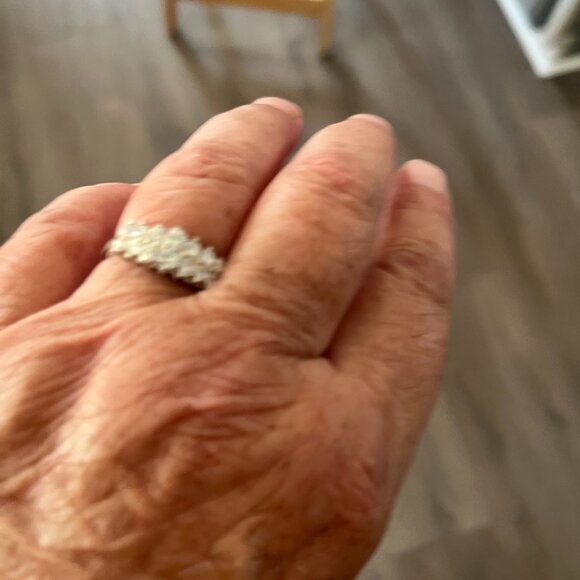 Vintage Sterling Silver Ring - Size 8 - Picture 5 of 6